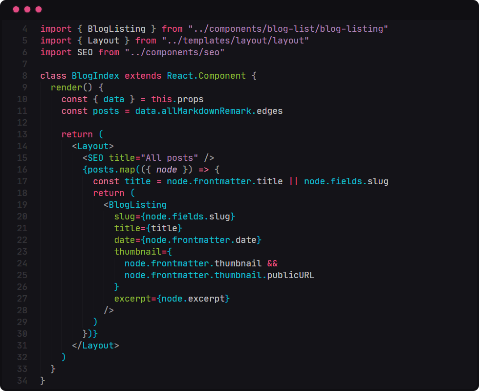 LubnaDev VS Code theme preview