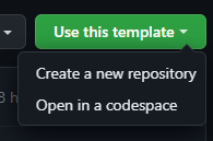 Create a repo from a template