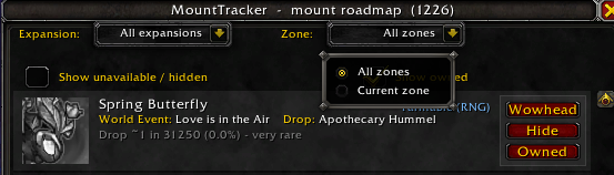 Zone filter