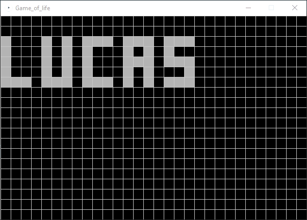 GitHub - lucas26xd/Game_of_life: Demo do jogo da vida de Conway