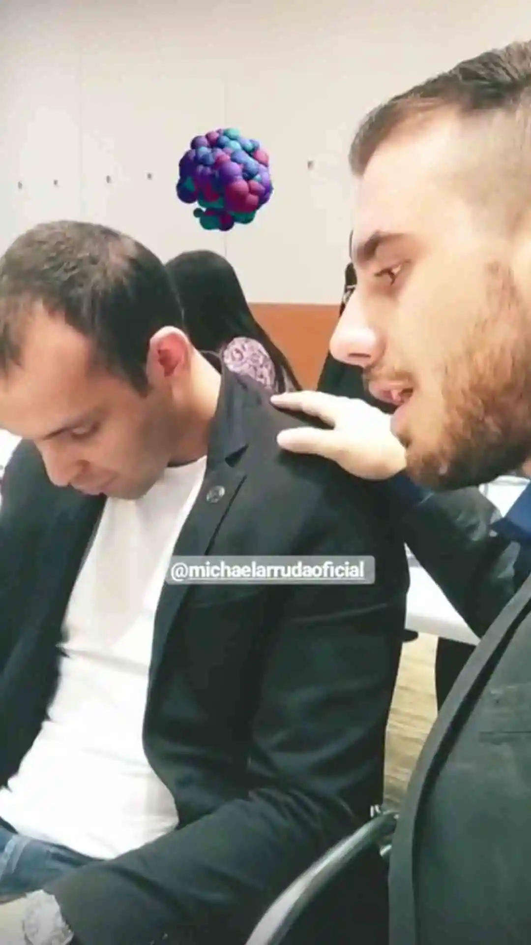 Lucas Radin em sessão