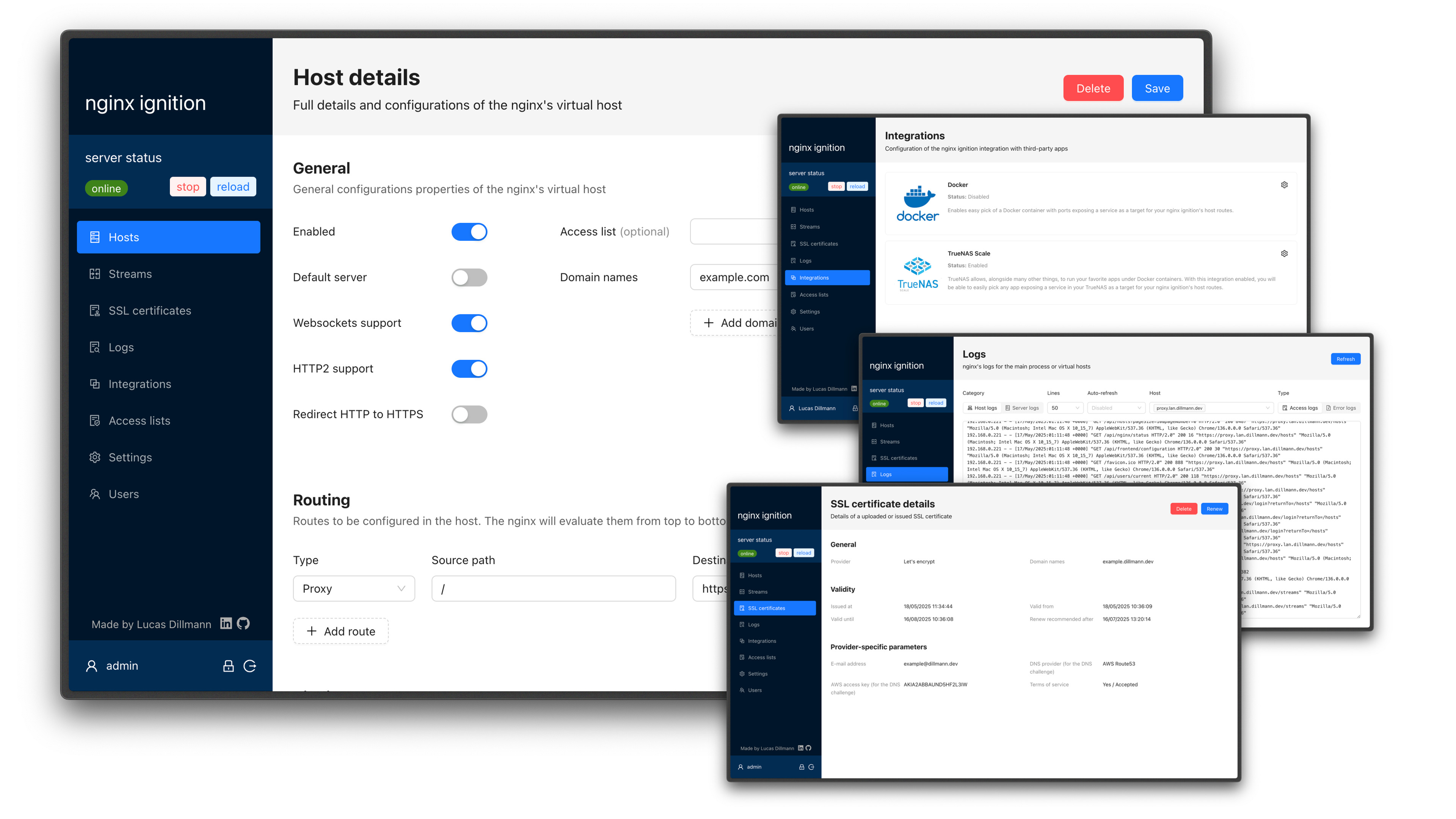 nginx ignition header