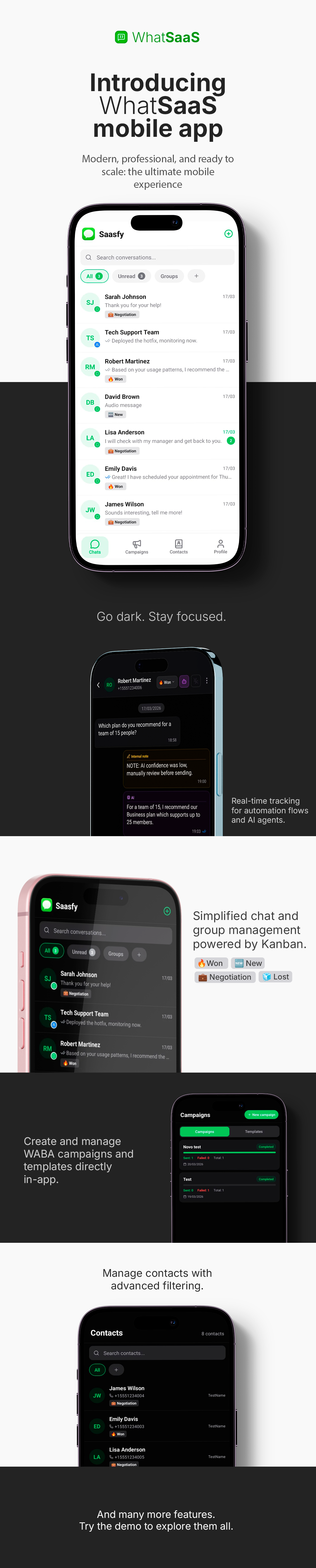 WhatSaaS Mobile Preview