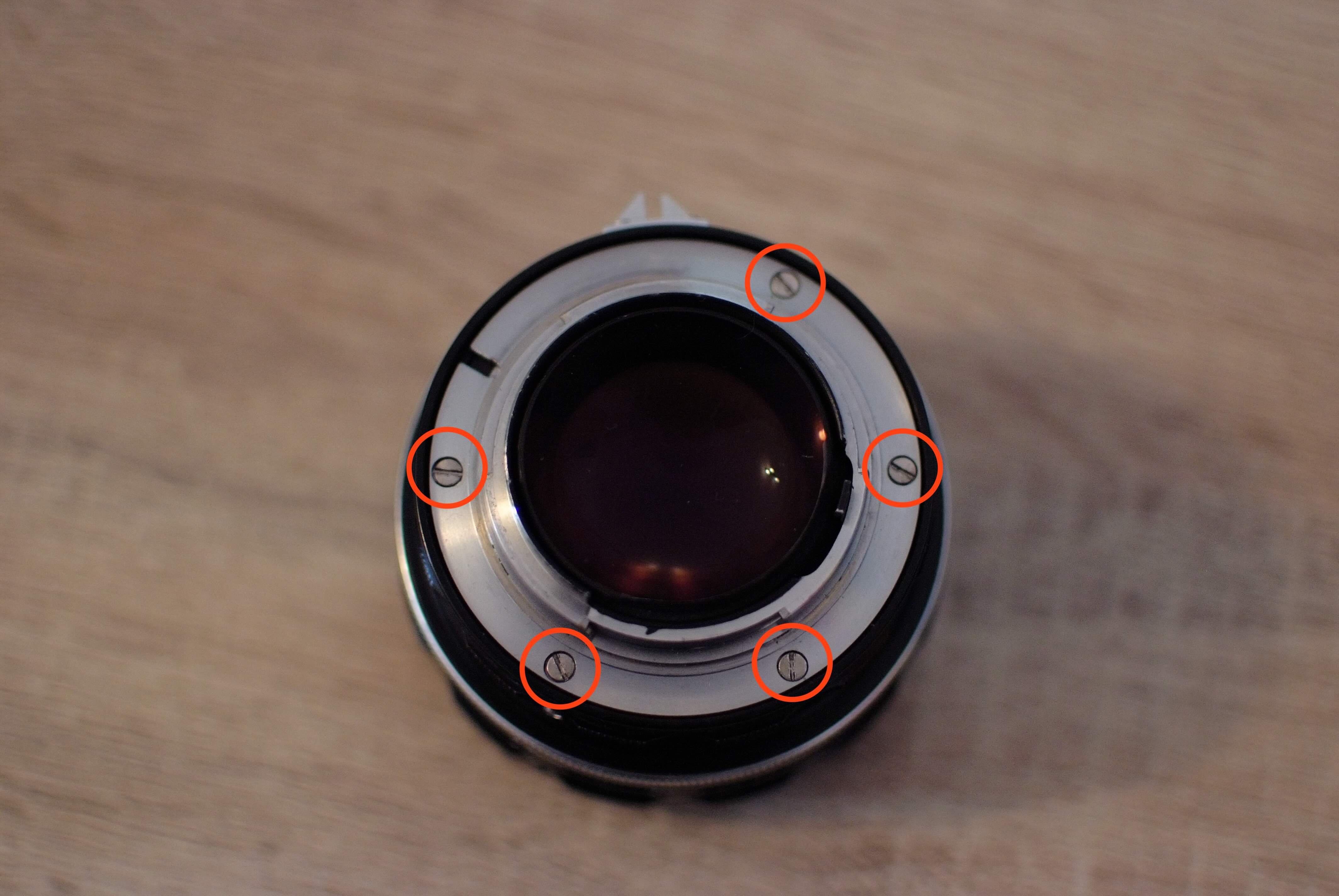 remove lens mount