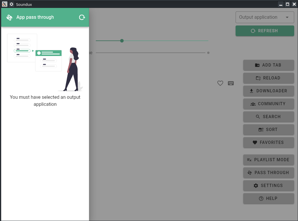 Application Passthrough Light