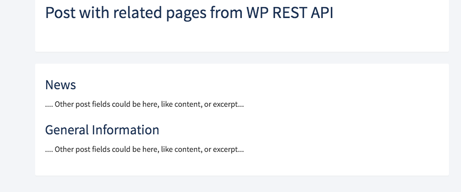 Example Output Example Output
