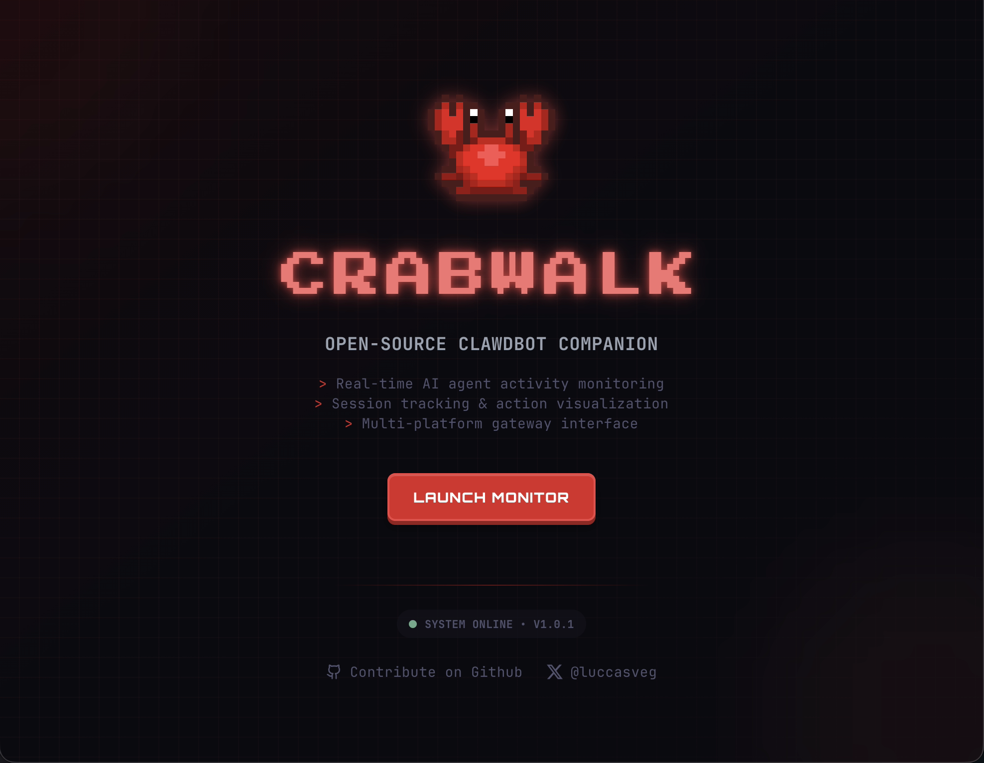 Crabwalk home
