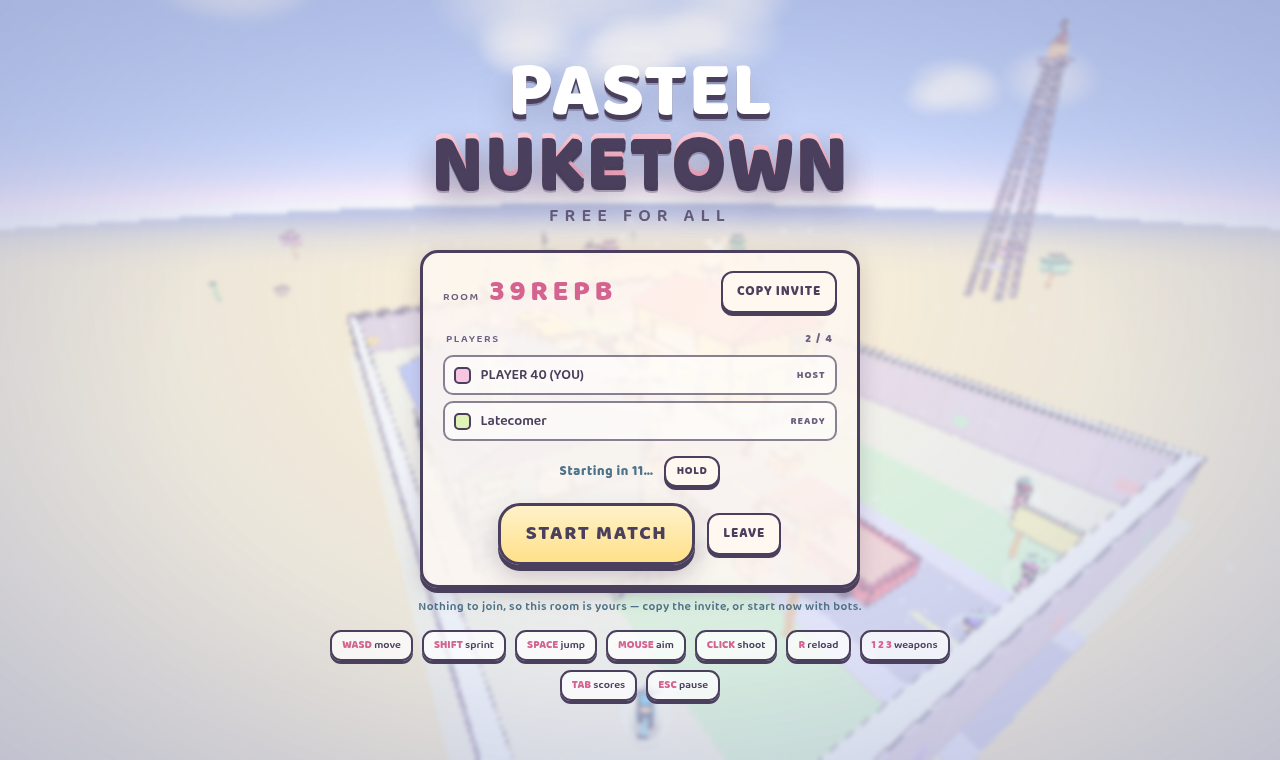 Pastel Nuketown screenshot
