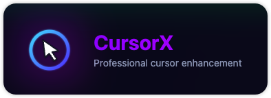 CursorX screenshot — cursor highlighting desktop app