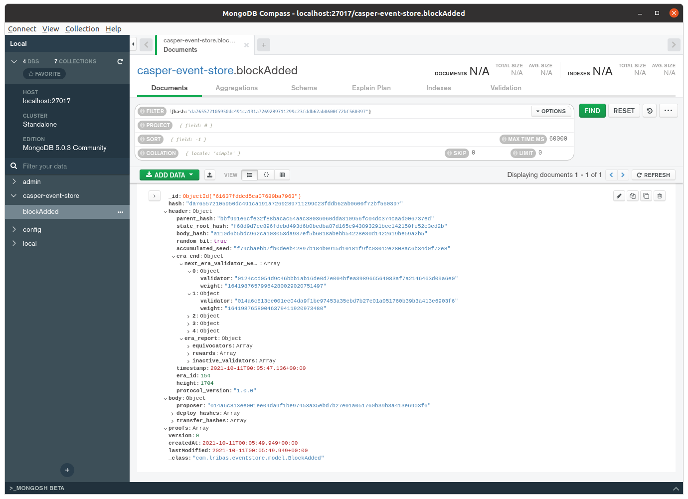 MongoDB Compass