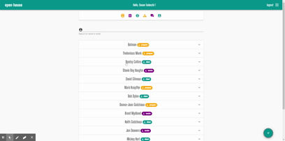 Contacts animation