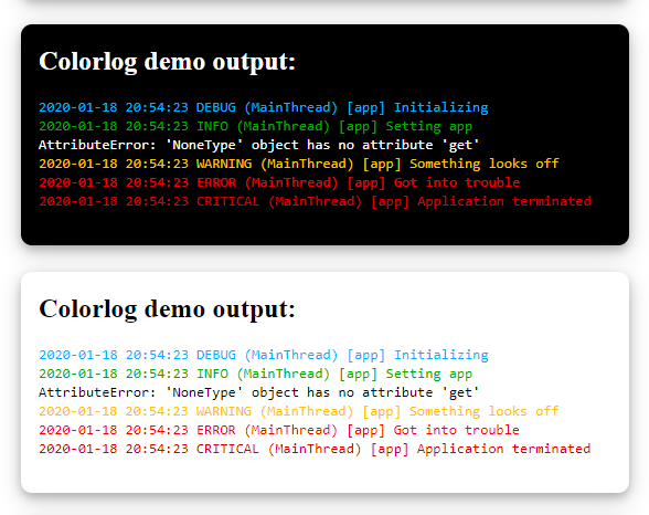 GitHub - ludeeus/colorlog: A simple component to format log output with ...