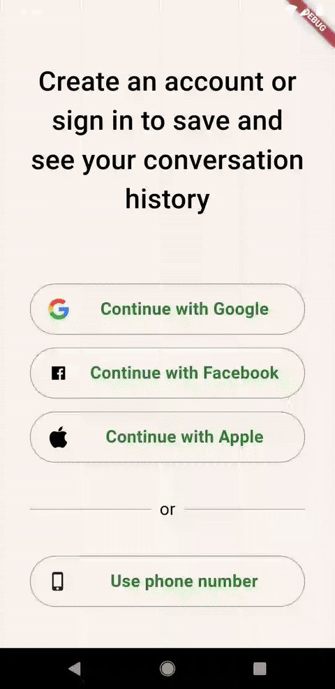 App Social Login