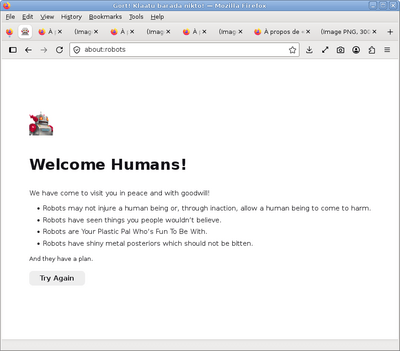 Preview with Firefox - Blue variation - Main window