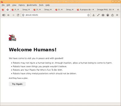 Preview with Firefox - Orange variation - Main window