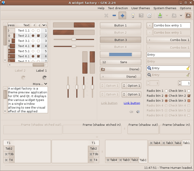 Preview with GTK 2 - RTL - Main window