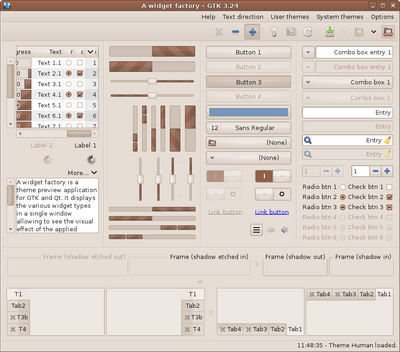 Preview with GTK 3 - RTL - Main window
