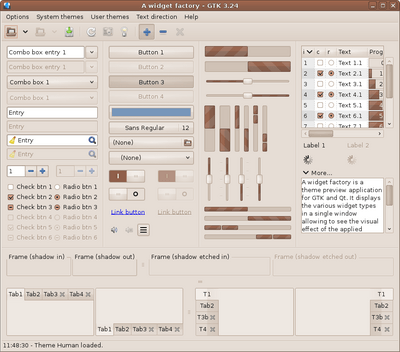 Preview with GTK 3 - Main window