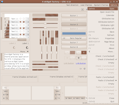 Preview with GTK 4 - RTL - Menu