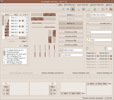 Preview with Qt 5 - RTL - Main window