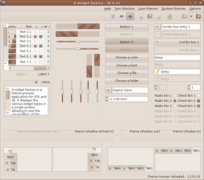 Preview with Qt 6 - RTL - Main window