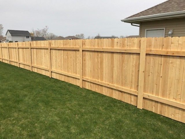Wooden Fence Installation
