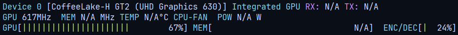 nvtop hw video decoding