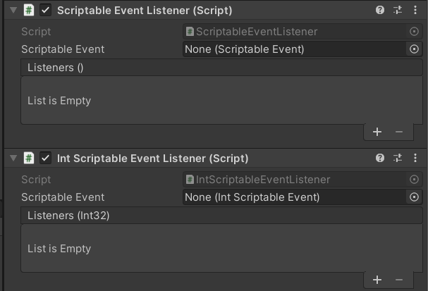 Scriptable event asset example