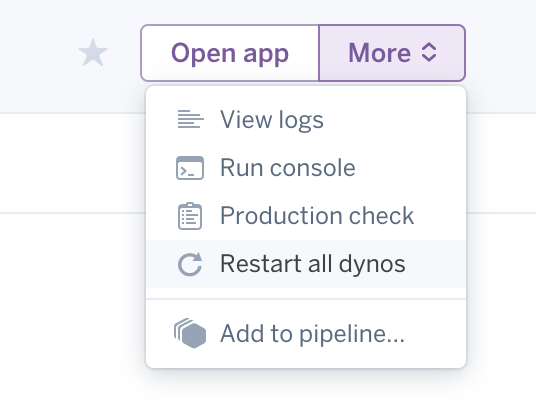 heroku-restart-dynos