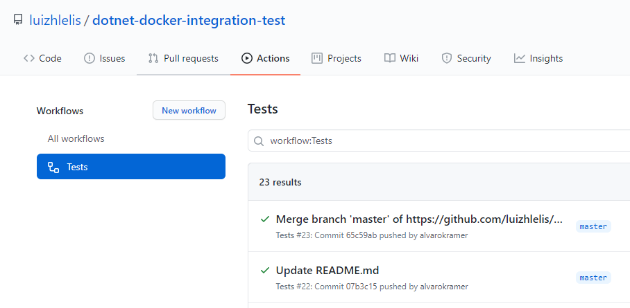 Viewing your workflow results