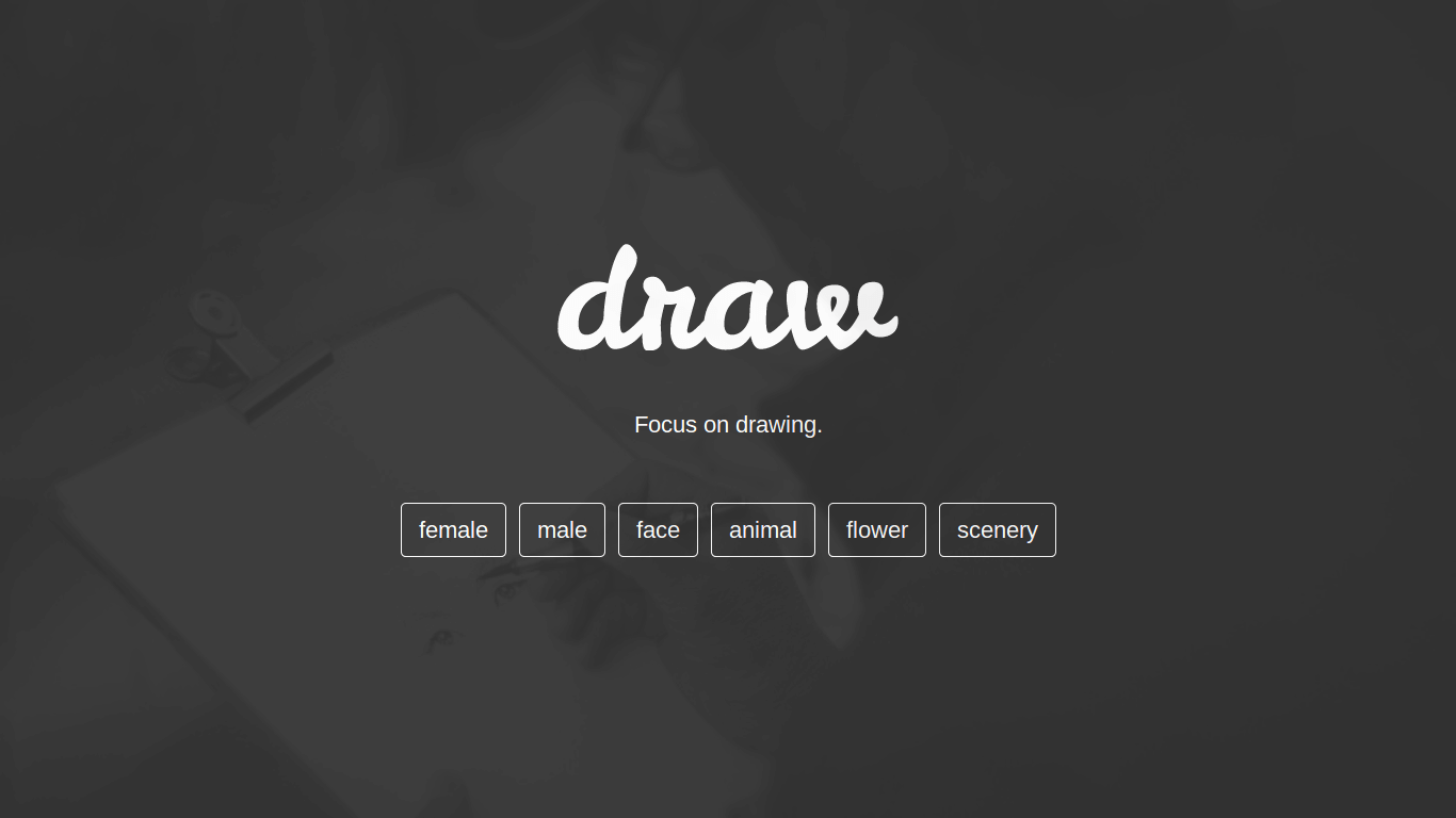 Draw Home Page