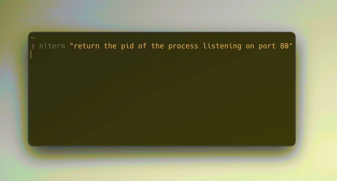 nlterm demo screencast