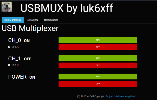 Usb Mux Case - HTTP Server