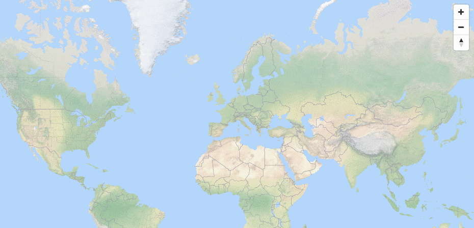 Mapbox GL visualization of Natural Earth vector tiles
