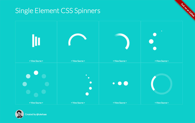 GitHub - lukehaas/css-loaders: A collection of loading spinners animated  with CSS