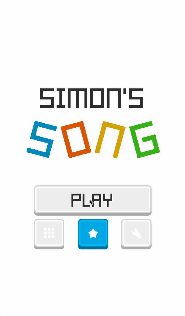 2020.4.13 – Simon's Song – Basic Gameplay