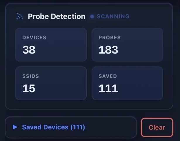 Probe Request Scanner
