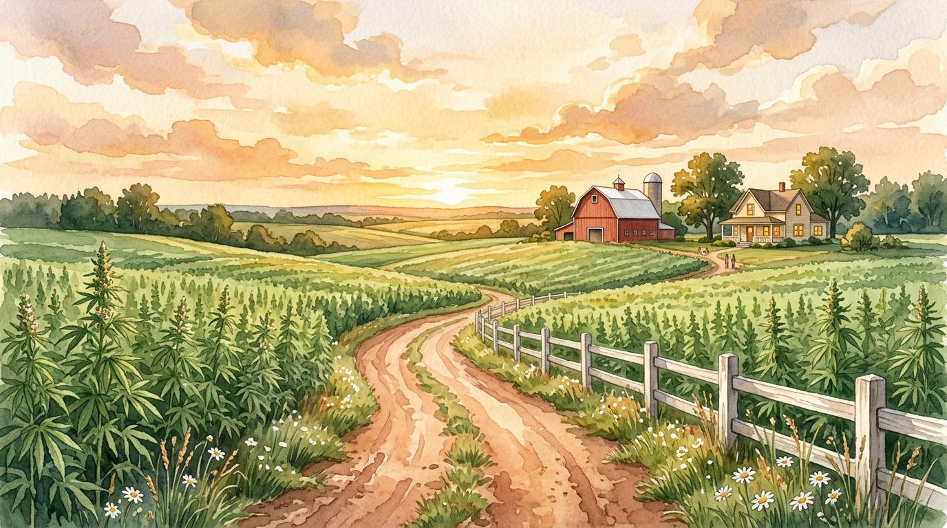 Heartland landscape representing the roots of Wild Roots Hemp