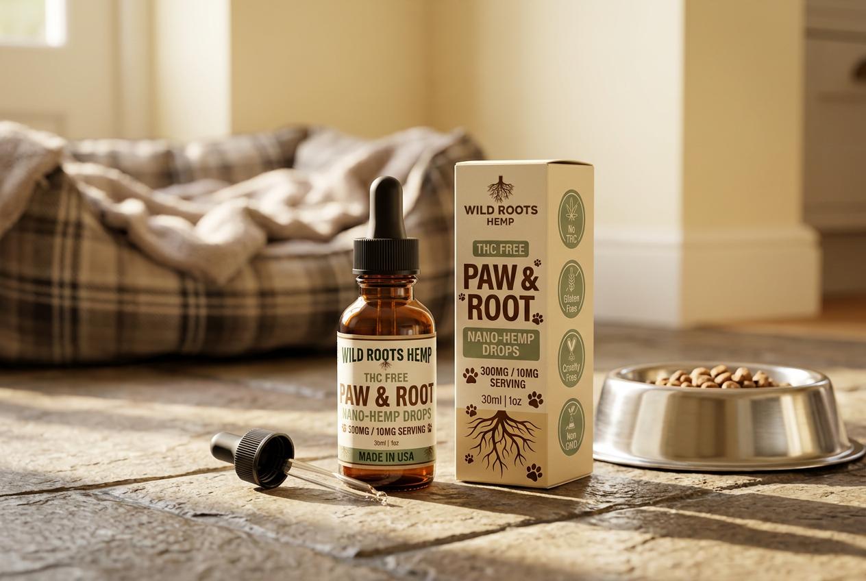 Paw & Root by food bowl