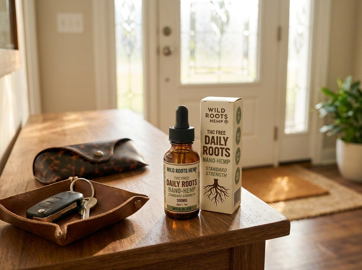 Daily Roots in entryway
