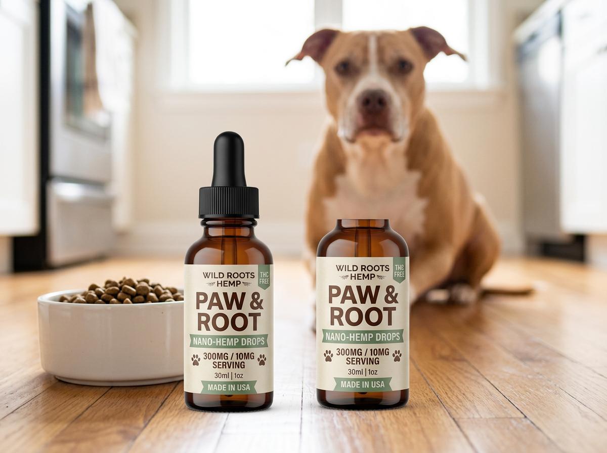 Paw & Root with pet food
