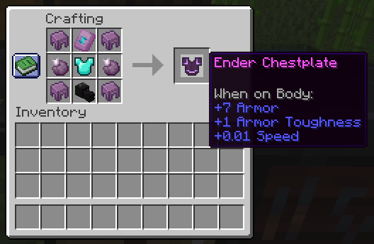 Ender Armor Recipe