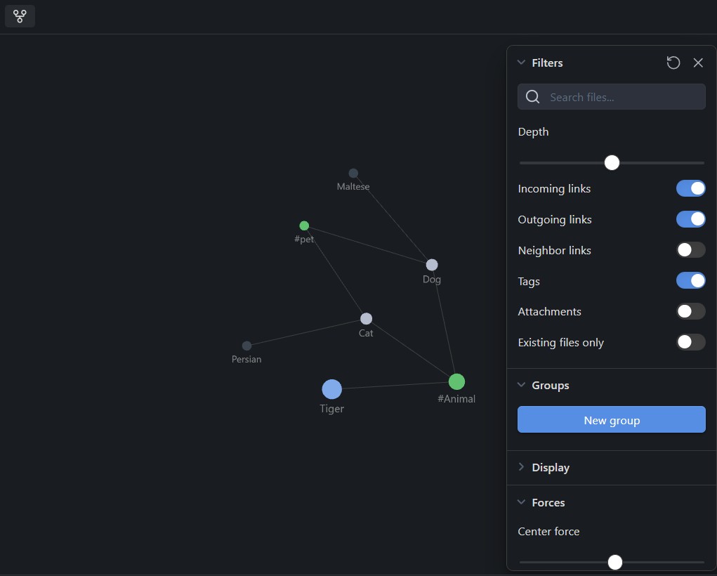 Local graph with plugin