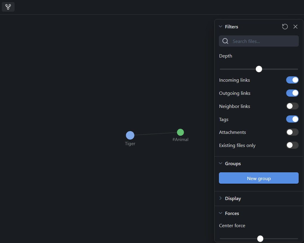 Local graph without plugin