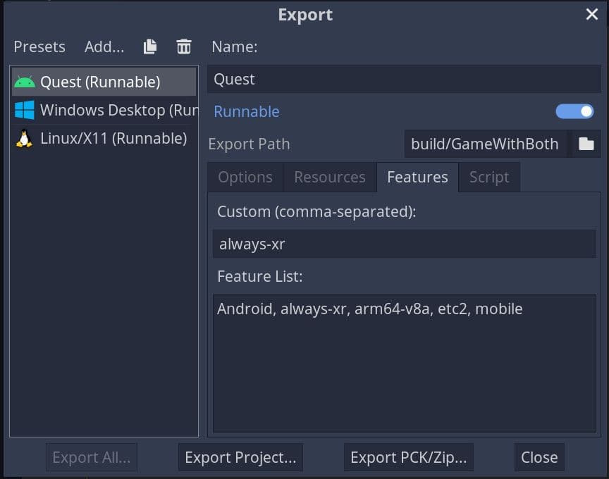 export-for-exclusively-xr-platform