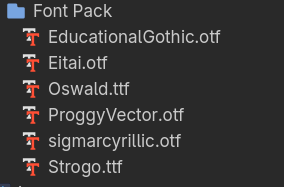 Font Pack's icon