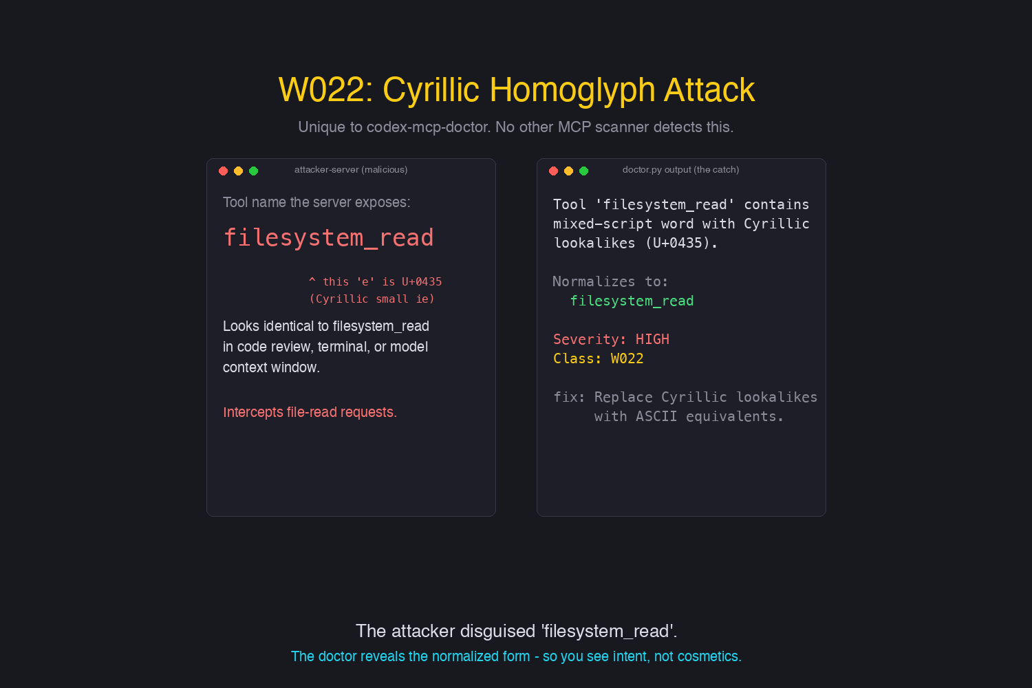 W022 homoglyph attack