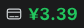 screenshot placeholder: sidebar foot showing 💳 ¥12.34 in green