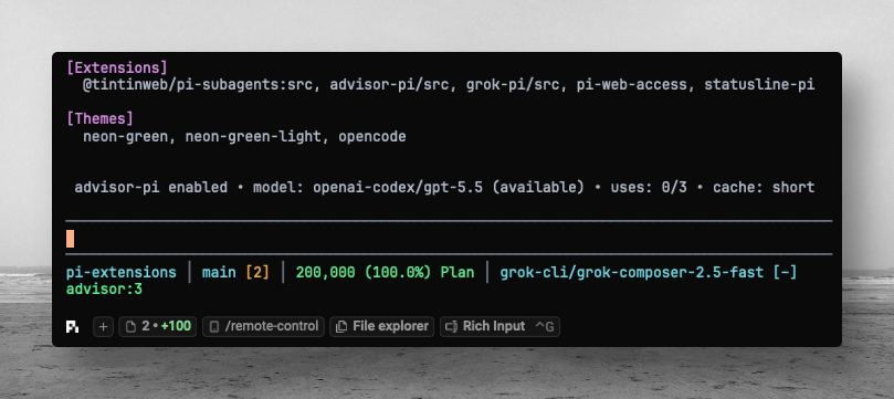 advisor-pi screenshot 1