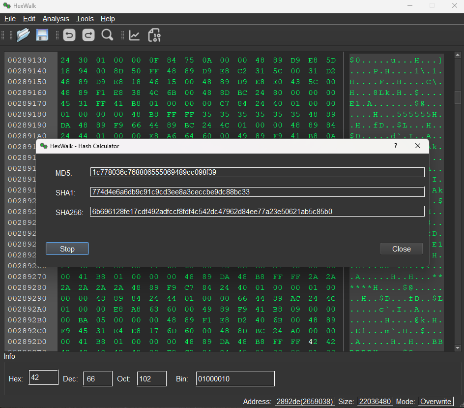 hexwalk gui